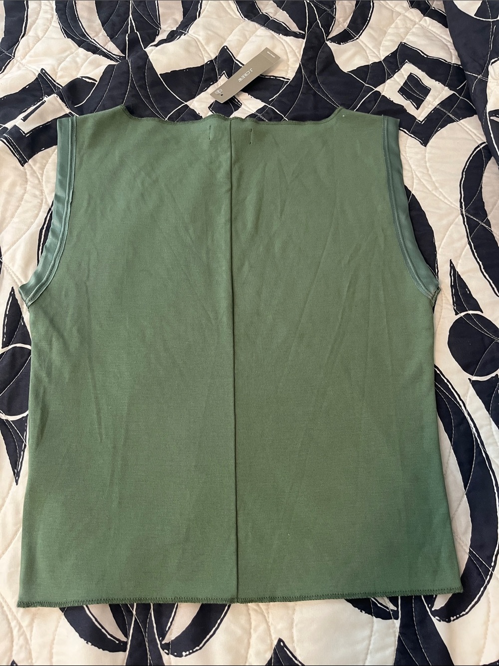 J.Crew Sleeveless Shell Sage Green Medium NWT - Picture 2 of 8